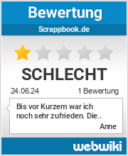 Bewertungen zu scrappbook.de