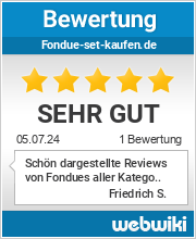 Bewertungen zu fondue-set-kaufen.de