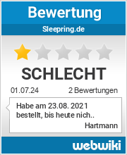 Bewertungen zu sleepring.de