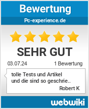 Bewertungen zu pc-experience.de