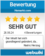 Bewertungen zu homarkt.com