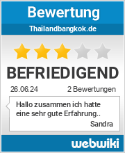 Bewertungen zu thailandbangkok.de