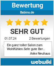 Bewertungen zu babins.de