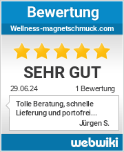 Bewertungen zu wellness-magnetschmuck.com