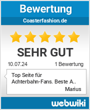 Bewertungen zu coasterfashion.de