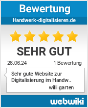 Bewertungen zu handwerk-digitalisieren.de