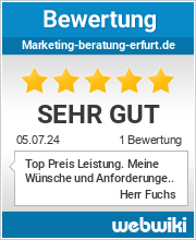 Bewertungen zu marketing-beratung-erfurt.de
