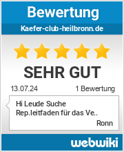 Bewertungen zu kaefer-club-heilbronn.de