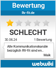 Bewertungen zu rv-fit.de
