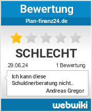 Bewertungen zu plan-finanz24.de