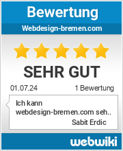 Bewertungen zu webdesign-bremen.com
