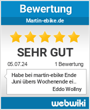 Bewertungen zu martin-ebike.de
