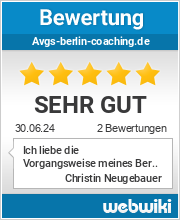 Bewertungen zu avgs-berlin-coaching.de