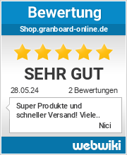 Bewertungen zu shop.granboard-online.de