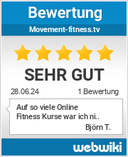 Bewertungen zu movement-fitness.tv