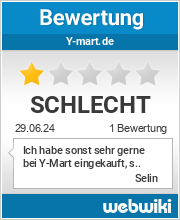 Bewertungen zu y-mart.de
