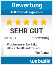Bewertungen zu aufkleber-design-rh.de