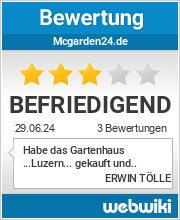 Bewertungen zu mcgarden24.de