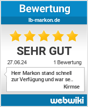 Bewertungen zu ib-markon.de