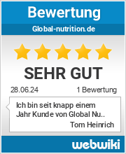 Bewertungen zu global-nutrition.de