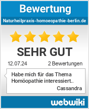 Bewertungen zu naturheilpraxis-homoeopathie-berlin.de