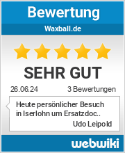 Bewertungen zu waxball.de