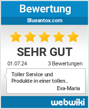 Bewertungen zu blueantox.com