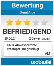 Bewertungen zu blum24.de