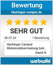 Bewertungen zu hachinger-camper.de