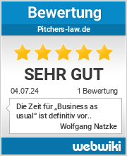 Bewertungen zu pitchers-law.de