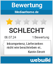 Bewertungen zu mediaathome.de