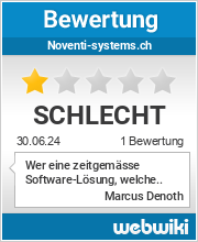 Bewertungen zu noventi-systems.ch