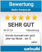 Bewertungen zu radio-foxtanz.de