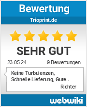 Bewertungen zu trioprint.de