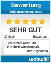 Bewertungen zu religionalsinnovation.de