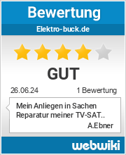 Bewertungen zu elektro-buck.de