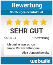 Bewertungen zu salzburger-eventalm.at