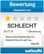 Bewertungen zu linguland.com