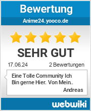 Bewertungen zu anime24.yooco.de