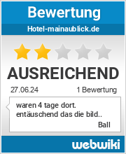Bewertungen zu hotel-mainaublick.de