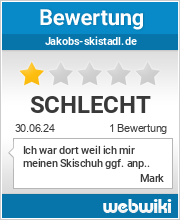 Bewertungen zu jakobs-skistadl.de