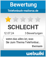 Bewertungen zu telefonbuch-mallorca.de