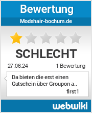 Bewertungen zu modshair-bochum.de