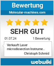 Bewertungen zu molecular-machines.com