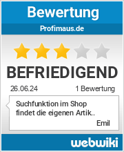 Bewertungen zu profimaus.de