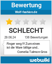 Bewertungen zu wolf-fashion.de