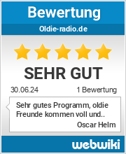 Bewertungen zu oldie-radio.de