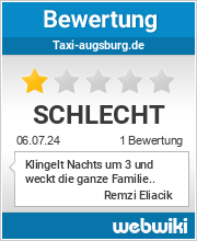 Bewertungen zu taxi-augsburg.de