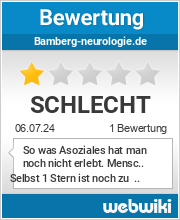 Bewertungen zu bamberg-neurologie.de