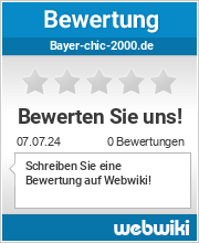 Bewertungen zu bayer-chic-2000.de
